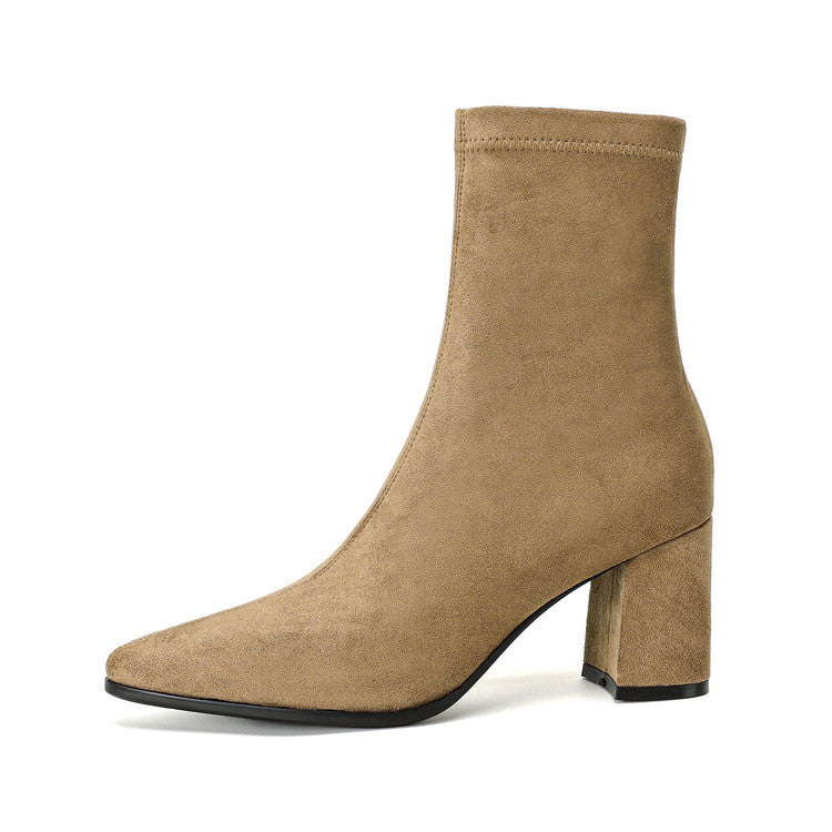 Bottines Stretch à Talons